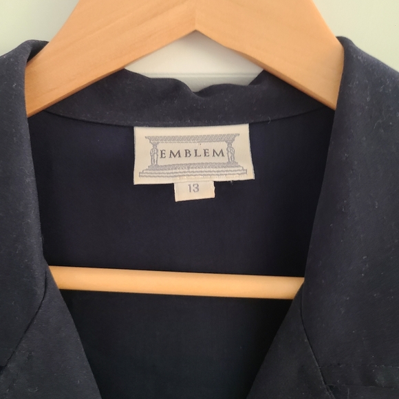 EMBLEM Navy Blue Blazer - Picture 4 of 4